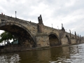 Zomervakantie Tsjechie 2014 (197) - Tour Praag  - boottocht - Karelsbrug