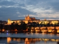 Zomervakantie Tsjechie 2014 (622) - Praag - Karelsbrug en Burcht - nachtfotografie