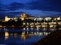 Zomervakantie Tsjechie 2014 (635) - Praag - Karelsbrug en Burcht - nachtfotografie